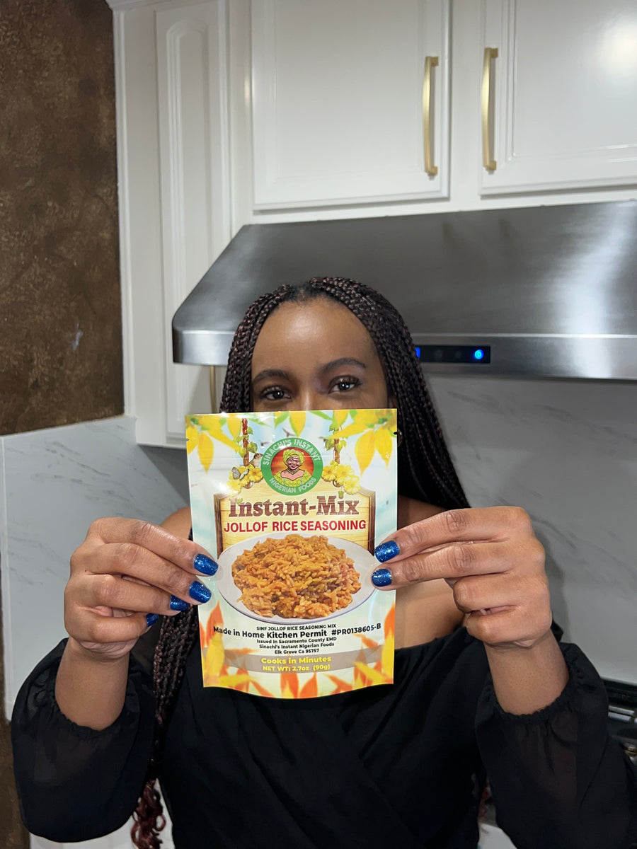 Sinachi's Jollof Rice Seasoning Mix – Sinachi's Instant Nigerian Foods